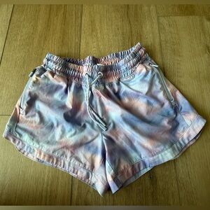Athleta Pastel Tie-Dye Shorts